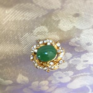 A Single Jade Earring